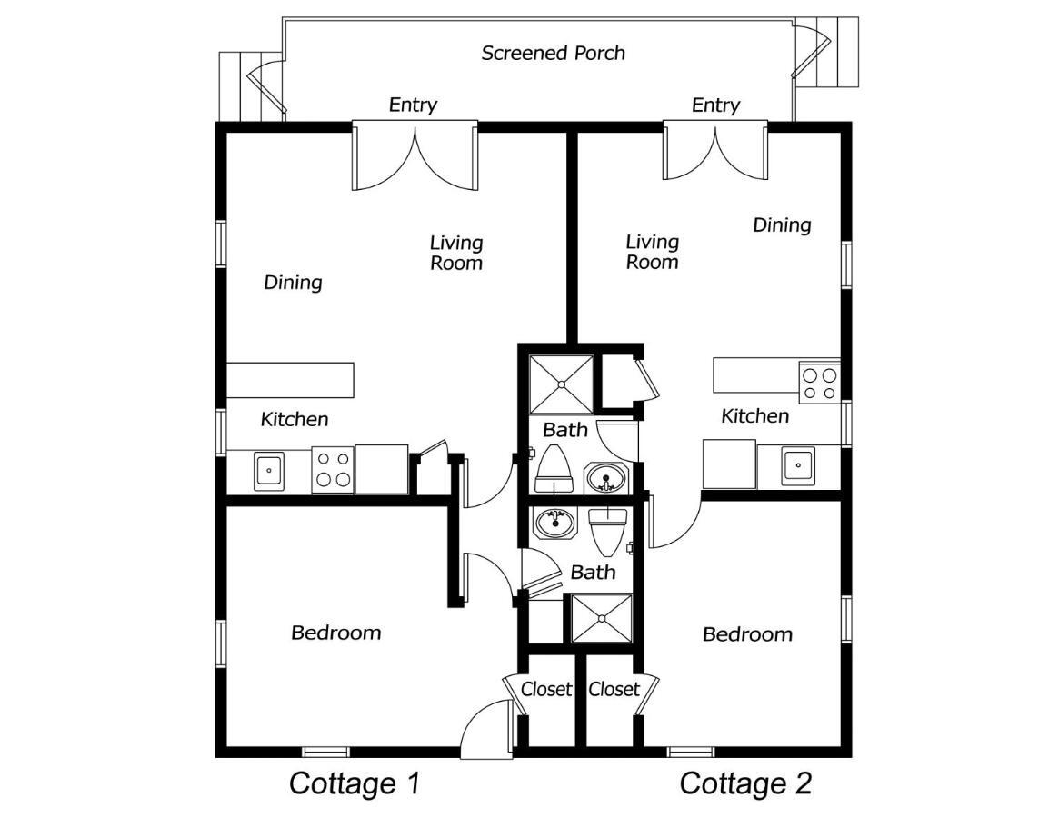 Bamboo Apartments 霍姆斯海滩 外观 照片
